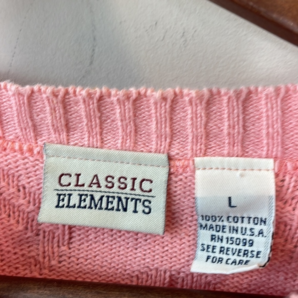 Classic Elements Short Sleeve Textured Sweater Wo… - image 4